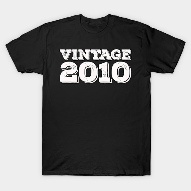 Vintage 2010 T-Shirt by LittleBoxOfLyrics